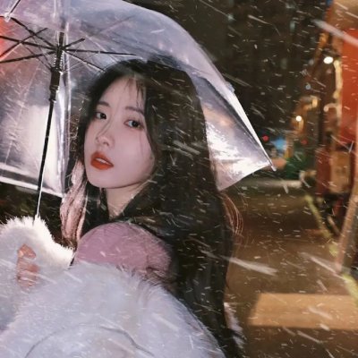 雨中的树
